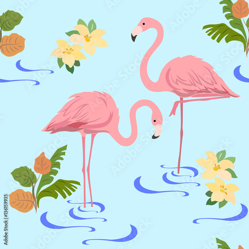 Seamless pattern with a pai...