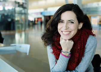 Wall Mural - Portrait of 40 years old woman