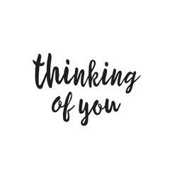 Wall Mural - Thinking of You Lettering