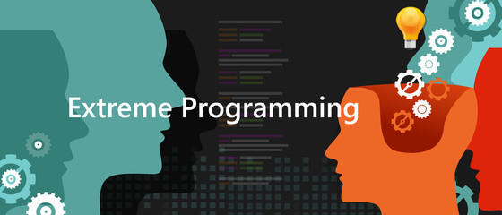 Aufkleber - extreme programming xp agile software programming development methodology