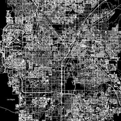 Poster - Las Vegas Vector Map