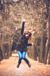 © marjan4782 - Young successful woman jump in the park