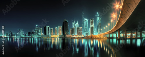 Obraz Dibond Business bay of Dubai, ZEA