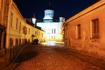 Nightview of Vilnius old town