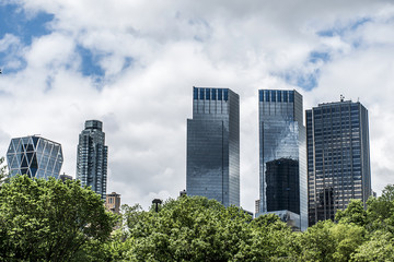 Wall Mural - New York City USA Skyline central Park trees