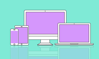 Digital Device Electronic Technology Communication Concept