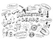 © OneLineStock - business doodle sketch marketing leads