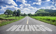 canvas print picture - road of wellness