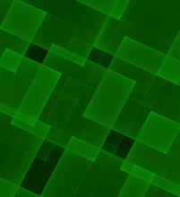 Abstract Transparent Green Rectangles