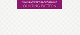 Fototapeta  - Quilting pattern Simple & Sweet Background vol.5