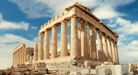 Fototapete - Parthenon on the Acropolis in Athens, Greece