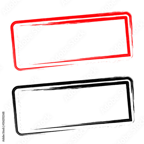 rectangle sticker design