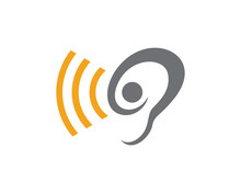 Hearing Logo Template Vector Icon Design