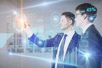 Aufkleber - Online accounting concept