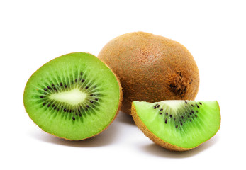 Canvas Print - Kiwi fruit isolated on white background