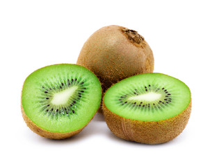 Canvas Print - Kiwi fruit isolated on white background