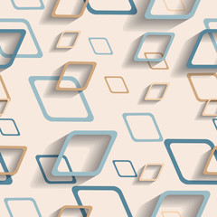 Fototapete - texture with figures arranged in one another.