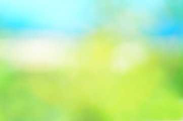 Green blurred background