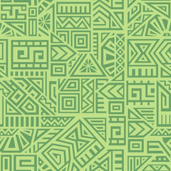 Canvas Print - Aztec Vector Seamless Pattern