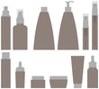 Cosmetics bottle set