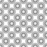 Fototapeta Abstrakcje - Seamless wallpaper pattern with dotted circles. Modern stylish texture. Geometric background