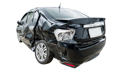 Car crash accident background