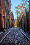 Fototapeta Uliczki - Acorn Street - Boston, Massachusetts, USA