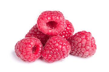 Sticker - Heap of raspberries