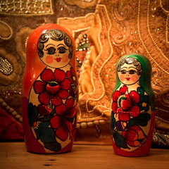 Popular Traditional Russian Babushka, Matrioska Dolls