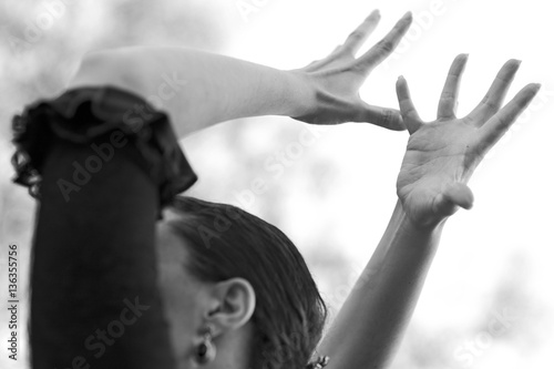 Photo  Manos bailando flamenco