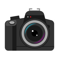 Camera professional photography icon vector illustration