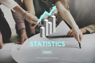 Wall Mural - Statistics Analysis Business Data Diagram Growth Concept