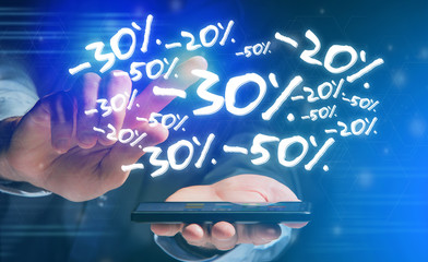 Poster - concept of doing courses on internet with a technology interface
