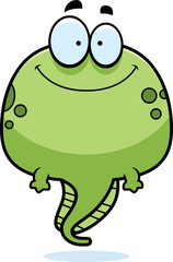 Wall Mural - Smiling Cartoon Tadpole