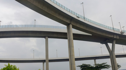 the bridge , view from under the bridge