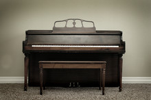 Old Vintage Piano In Home