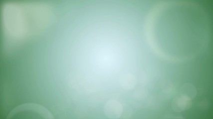 Green bokeh lights looped animated abstract background