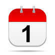 © carmelod - 1 on blank calendar icon