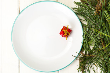 Sticker - Dish for the Christmas menu