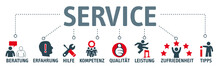 Banner Service Mit Piktogrammen