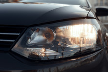 Luminous Front Dipped Beam Headlights Cars