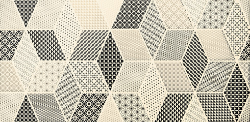 texture of the classic tile, abstract pattern