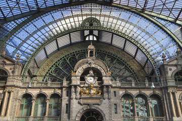  Train Hall of Antwerp Central Station