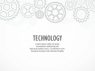Wall Mural - abstract technological background