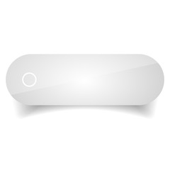 Fototapete - Empty vector glossy button