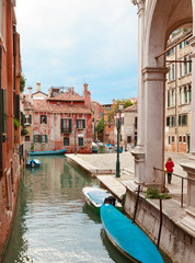 Sticker - Old streets of Venice