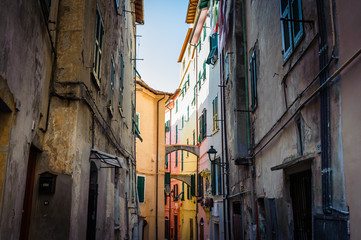 Wall Mural - beautiful ancient streets of the Italian city