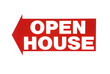 Open house sign