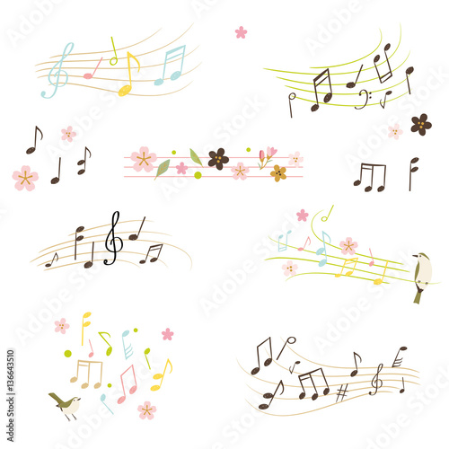 音符のイラスト Stock Vector Adobe Stock