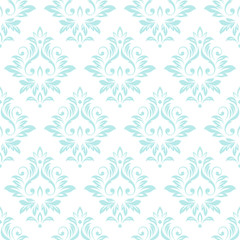 Aufkleber - Vintage damask wallpaper